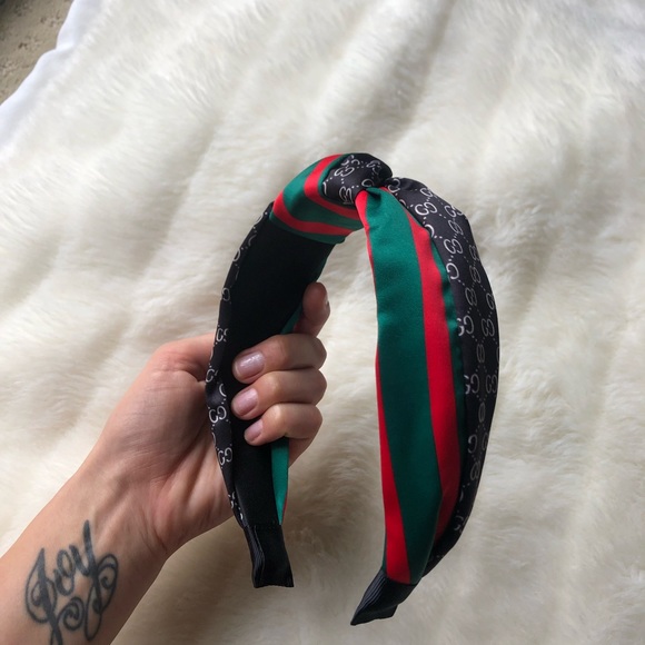 unbranded Accessories - Black GG Satin Headband